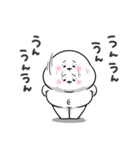 ぽっちゃりした白丸赤太郎(毒舌)（個別スタンプ：40）