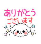 デカ文字・毎日使えるマルチーズ（個別スタンプ：7）