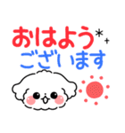 デカ文字・毎日使えるマルチーズ（個別スタンプ：13）