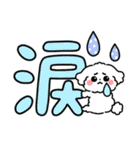 デカ文字・毎日使えるマルチーズ（個別スタンプ：38）