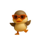 ぽてカルガモ｜無言リアクション（個別スタンプ：20）