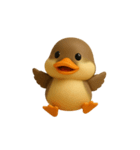 ぽてカルガモ｜無言リアクション（個別スタンプ：23）