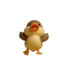 ぽてカルガモ｜無言リアクション（個別スタンプ：30）