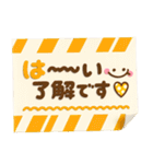 長文メモ紙♡大人カラフル敬語（個別スタンプ：14）