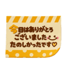 長文メモ紙♡大人カラフル敬語（個別スタンプ：20）