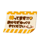 長文メモ紙♡大人カラフル敬語（個別スタンプ：24）