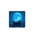 満月と幻想の恋人の夜✨️Moonlight Lovers（個別スタンプ：8）