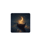 満月と幻想の恋人の夜✨️Moonlight Lovers（個別スタンプ：16）
