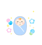 うごく ！ 0歳 赤ちゃんお祝い行事・記念日（個別スタンプ：6）