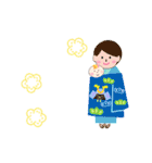 うごく ！ 0歳 赤ちゃんお祝い行事・記念日（個別スタンプ：12）