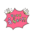 現場に行きたいうさぎの毎日 03（個別スタンプ：8）