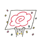 現場に行きたいうさぎの毎日 03（個別スタンプ：35）