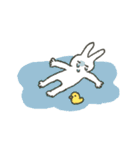 現場に行きたいうさぎの毎日 03（個別スタンプ：36）