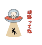 UFOで宇宙犬2日常（個別スタンプ：1）