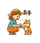柴犬ペットの毎日使える日常会話スタンプ（個別スタンプ：23）