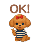 犬の記念日スタンプ♪可愛いわんちゃん達♡（個別スタンプ：6）