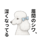 お疲れ母プードル（個別スタンプ：33）