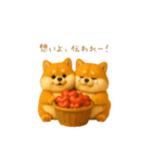 双子のぽっちゃり柴犬2（個別スタンプ：39）