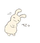 フワッとしたこと言うウサギ（個別スタンプ：6）