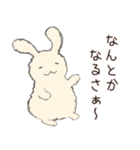 フワッとしたこと言うウサギ（個別スタンプ：10）