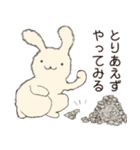 フワッとしたこと言うウサギ（個別スタンプ：24）