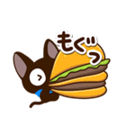 やさしいクロネコ☆カフェ（個別スタンプ：10）