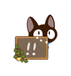 やさしいクロネコ☆カフェ（個別スタンプ：19）