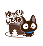 やさしいクロネコ☆カフェ（個別スタンプ：22）