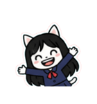 るるにゃんピーーース！！（個別スタンプ：4）