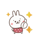 動く！おひとよしウサぴょん♪北欧風（個別スタンプ：12）