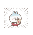 動く！おひとよしウサぴょん♪北欧風（個別スタンプ：21）