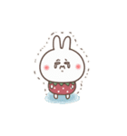 動く！おひとよしウサぴょん♪北欧風（個別スタンプ：22）