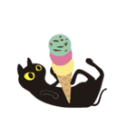 動く！ぐるぐるくろねこ 13【アフター5編】（個別スタンプ：16）