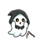 ちびオバケちゃんのハロウィン（個別スタンプ：3）