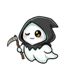 ちびオバケちゃんのハロウィン（個別スタンプ：4）