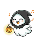 ちびオバケちゃんのハロウィン（個別スタンプ：5）