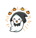 ちびオバケちゃんのハロウィン（個別スタンプ：7）