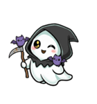 ちびオバケちゃんのハロウィン（個別スタンプ：12）