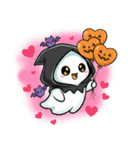 ちびオバケちゃんのハロウィン（個別スタンプ：18）