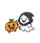 ちびオバケちゃんのハロウィン（個別スタンプ：37）