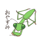 ゆかいなカマキリスタンプ（個別スタンプ：4）