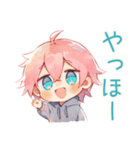 ジト目パーカーくん★飲み会連絡（個別スタンプ：2）