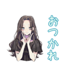 しっかり者な女子の秋★きれいめ（個別スタンプ：3）