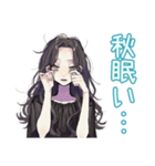 しっかり者な女子の秋★きれいめ（個別スタンプ：33）