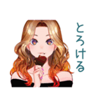 オトナギャルの週末ご褒美ごはん（個別スタンプ：12）