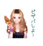 オトナギャルの週末ご褒美ごはん（個別スタンプ：18）