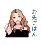 オトナギャルの週末ご褒美ごはん（個別スタンプ：19）