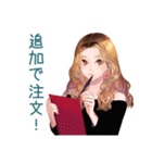 オトナギャルの週末ご褒美ごはん（個別スタンプ：23）