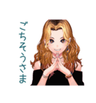 オトナギャルの週末ご褒美ごはん（個別スタンプ：35）