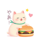 食べものとネコさんスタンプ（個別スタンプ：10）